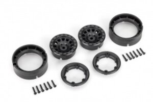 Traxxas 9781 Wheels, 1.0", Method Race Wheels® 105 Beadlock (black, beadlock) (2)