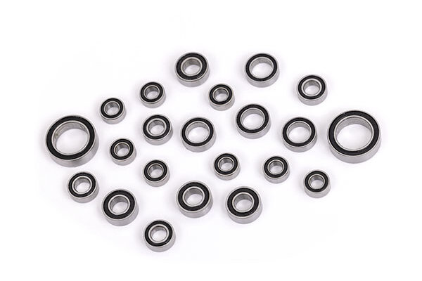 Traxxas 9745X   Ball bearing set, black rubber sealed, complete (3x6x2.5mm (8), 5x8x2.5mm (4), 4x8x3mm (4), 8x12x3.5mm (2), 3.5x7x2.5mm (4))