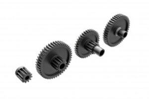 Traxxas 9776R  Gear set, transmission, low range (crawl) (40.3:1 reduction ratio)/ pinion gear, 11-tooth