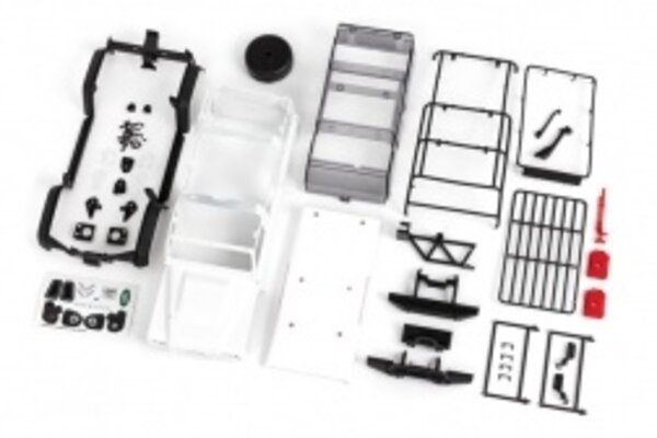 Traxxas 9712  Body, Land Rover® Defender®, complete (unassembled) (white, requires painting)