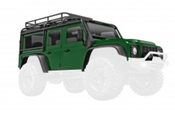 Traxxas 9712-GRN  Body, Land Rover® Defender®, complete, green