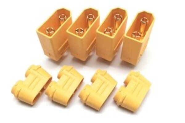 Maclan Racing HADMCL4113  XT90 Connectors (4 Male)
