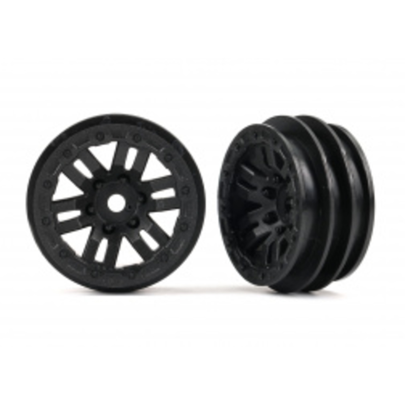 Traxxas 9768   Wheels, 1.0" (black) (2)