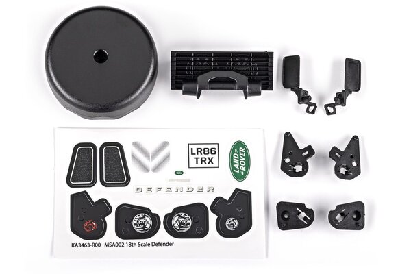 Traxxas 9720  GRILLE/SIDE MIRRORS/LIGHT RET