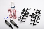 Traxxas 3760A Ultra Shocks (gray) (long) (complete w/ spring pre-load spacers & springs) (2)