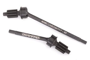 Traxxas 8062 Axle shaft, front, heavy duty (left & right)/ portal drive input gear (machined) (2) (assembled)