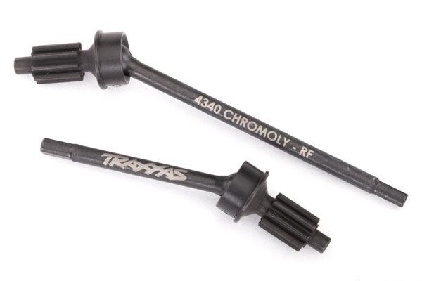 Traxxas 8062 Axle shaft, front, heavy duty (left & right)/ portal drive input gear (machined) (2) (assembled)
