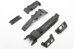 Traxxas 7037 Skidplate set, front (1)/ rear (1)/ transmission (1)/ steering servo guards (2) / steering servo cover plate (1)