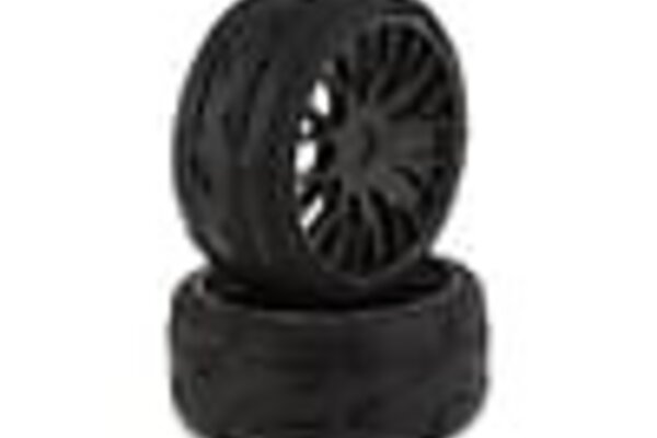 GRP GRPGTX03-XB3  GRP Tires GT - TO3 Revo Belted Pre-Mounted 1/8 Buggy Tires (Black) (2) (XB3) w/FLEX Wheel