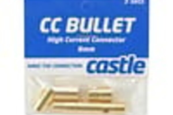 Castle Creations CSE095-0010-00  Castle Creations 8.0mm High Current CC Bullet Connector Set