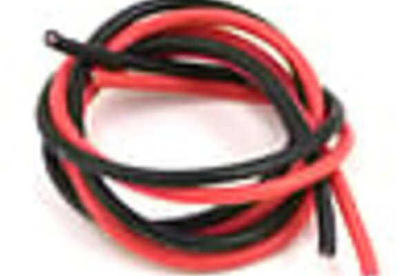 Protek RC PTK-5615   RC 14awg Silicone Wire (Red & Black) (2' ea)