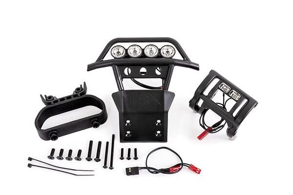 Traxxas 3694 LED light set, complete (includes front and rear bumpers with LED lights & BEC Y-harness) (fits 2WD Stampede®)