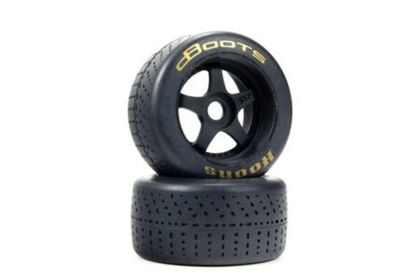 ARRMA ARA550085  dBoots Hoons 53/107 2.9 Pre-Mounted Belted Tires, Gold, 17mm Hex, 5-Spoke (2)