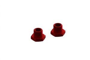 ARRMA ARA311035  Aluminum Wheel Hex 17mm 14.6mm Thick Red (2)