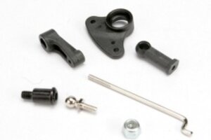 Traxxas 5567 Brake cam lever/ linkage rod/ bellcrank/ 4mm ball screw (1)/ 4mm ball cup (1)/ 3.0NL (1)/ 3X10 SS (1)