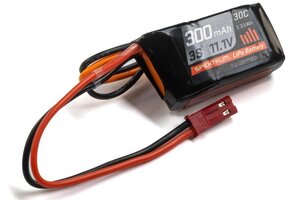 SPEKTRUM SPMX3003SJ30  11.1V 300mAh 3S 30C LiPo Battery: JST