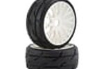 GRP TYRES GRPGTH03-XB1  GRP Tires GT - TO3 Revo Belted Pre-Mounted 1/8 Buggy Tires (White) (2) (XB1) w/FLEX Wheel GRP TYRES GRPGTH03-XB1  GRP Tires GT - TO3 Revo Belted Pre-Mounted 1/8 Buggy Tires (White) (2) (XB1) w/FLEX Wheel