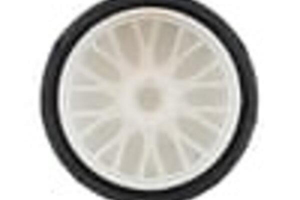 GRP TYRES GRPGTH03-XB1  GRP Tires GT - TO3 Revo Belted Pre-Mounted 1/8 Buggy Tires (White) (2) (XB1) w/FLEX Wheel