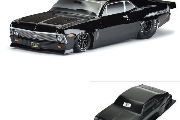 Proline Racing PRO353118  1969 Chevrolet Nova (Black) Body for SC