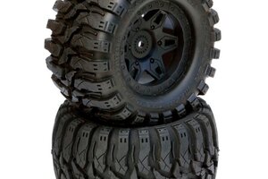 Powerhobby PHT2145-14  Powerhobby Defender 2.8 Belted All Terrain Tires 14MM 1/2" Offset 1/10 Arrma Truck