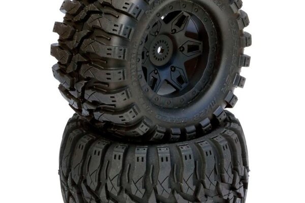Powerhobby PHT2145-14  Powerhobby Defender 2.8 Belted All Terrain Tires 14MM 1/2" Offset 1/10 Arrma Truck