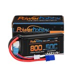 Power Hobby PHB2S80050CEC2  2S 7.4V 800mAh 50C Lipo Battery w/ EC2 Plug Losi Mini-B / Mini-T 2.0
