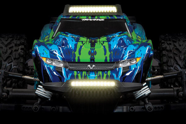 Traxxas 6795 LED light set, complete (includes bumper with LED lights, roof skid plate with LED lights, 3-volt accessory power supply, and power tap connector (with cable)) (fits #6717 body)