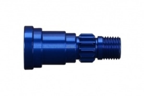 Traxxas 7768 Stub axle, aluminum (blue-anodized) (1) (for use only with #7750X driveshaft)