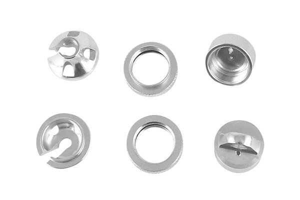 Hot Racing HRARVO15608  Hot Racing Silver Aluminum Shock Upgrade Kit