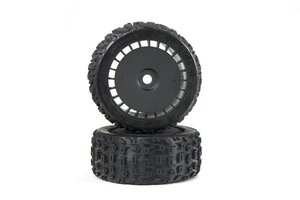 ARRMA ARA550097  dBoots Katar T Belted 6S Tire Set Glued (Blk) (2)