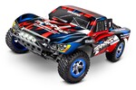 Traxxas 58034-61-RBLU Slash: 1/10-Scale 2WD Short Course Racing Truck with TQ™ 2.4GHz radio system and LED lights