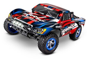 Traxxas 58034-61-RBLU Slash: 1/10-Scale 2WD Short Course Racing Truck with TQ™ 2.4GHz radio system and LED lights