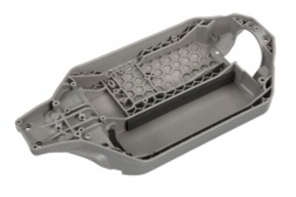 Traxxas 6723R Chassis (162mm long battery compartment) (fits flat style battery packs) (use only with #7430R front bulkhead & #6726X battery hold-down)