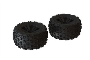 ARRMA ARA550059  dBoots 'Copperhead2 MT' Tire Set Black - Pair