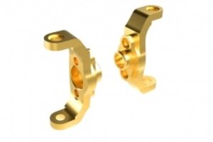 Traxxas 9733   Caster blocks, brass (4 grams each) (left & right)