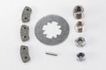 Traxxas 5552X   Rebuild kit, slipper clutch (steel disc/ friction pads (3)/ spring (2)/ pin/ 4.0mm NL (1)/ 5.0mm NL (1))