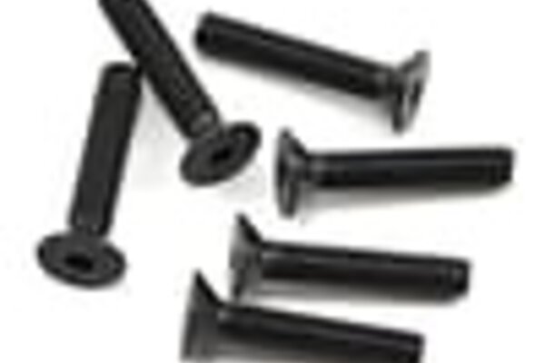 Team Associated ASC81264  Team Associated 4x20mm Flat Head Hex Screw (6)