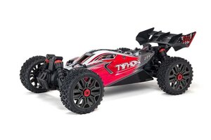 ARRMA ARA4306V3  TYPHON 4X4 3S BLX Brushless 1/8th 4wd Buggy Red