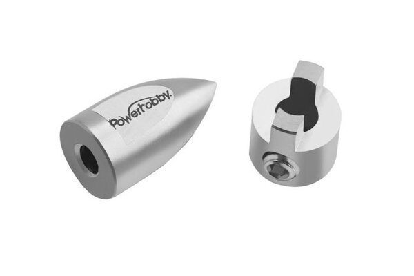 Powerhobby PHBPHTRX448  Powerhobby Ss Conical Bullet M4 Prop Nut & Drive Dog Traxxas M41 Dcb Spartan