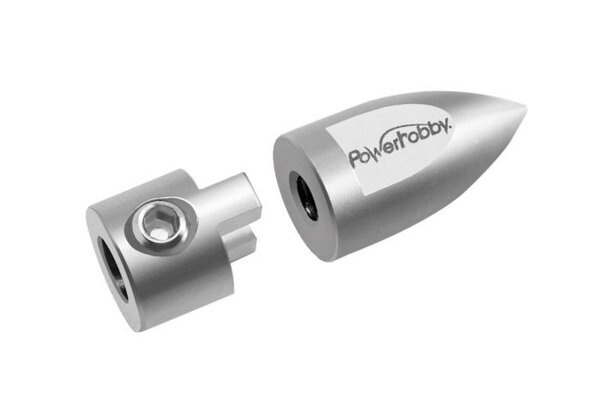 Powerhobby PHBPHTRX448  Powerhobby Ss Conical Bullet M4 Prop Nut & Drive Dog Traxxas M41 Dcb Spartan
