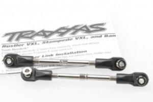 Traxxas 3745 Turnbuckles, toe link, 59mm (78mm center to center) (2) (assembled with rod ends and hollow balls)