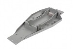 Traxxas 3728A Lower chassis (gray) (166mm long battery compartment) (fits both flat and hump style battery packs)