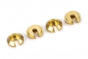 Traxxas 9761A  LOWER SHOCK RETAINER BRASS (4)