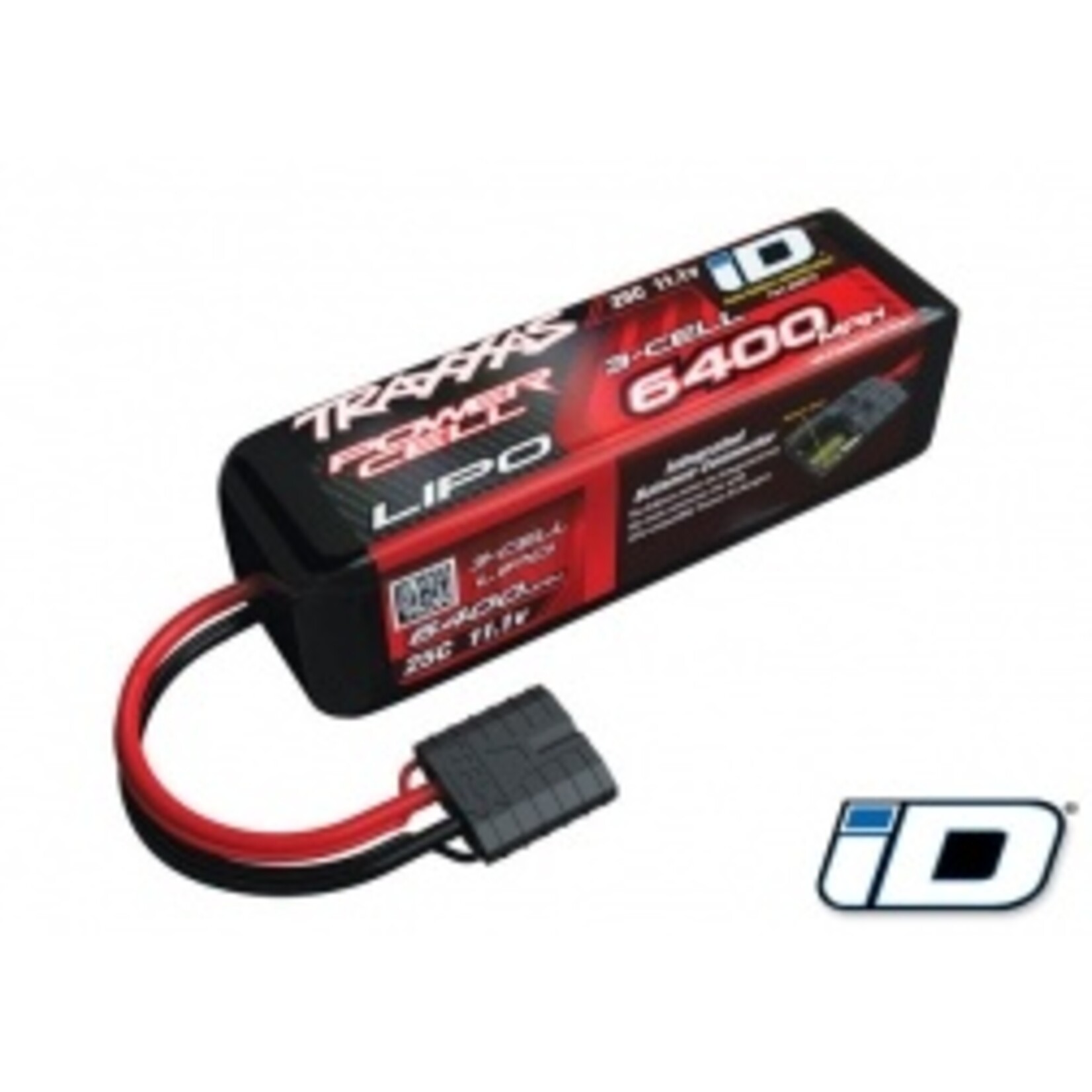 Traxxas 2857X 6400mAh 11.1v 3-Cell 25C LiPo iD® Battery