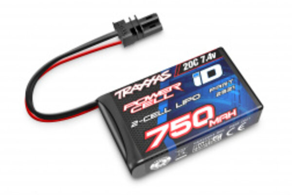Traxxas 2821  750mAh 7.4V 2-Cell 20C LiPo Battery