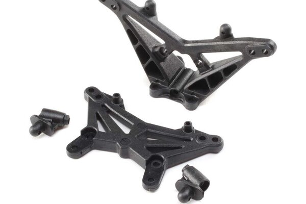 LOSI LOS214011  Front & Rear Shock Tower: Mini-T 2.0