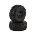 J Concepts JCO4009-3044  JConcepts Slash Pre-Mounted Landmines SC Tires w/Hazard Wheels (2) (Yellow) w/12mm Hex