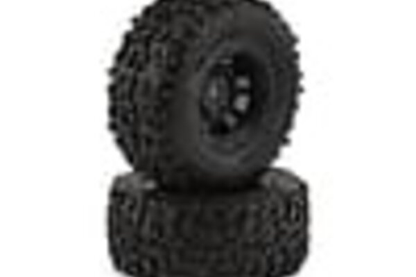 J Concepts JCO4009-3044  JConcepts Slash Pre-Mounted Landmines SC Tires w/Hazard Wheels (2) (Yellow) w/12mm Hex