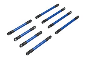 Traxxas 9749-BLUE  SUSP LINK SET F&R ALUM BLUE