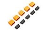 SPEKTRUM SPMXCA325  Connector: IC2 Device (Set of 5)